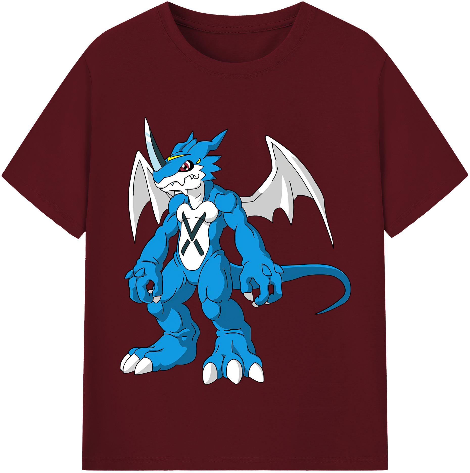 （画像用） Digimon デジタルモンスター/デジモン 綿100％半袖Tシャツ（フロントプリント）